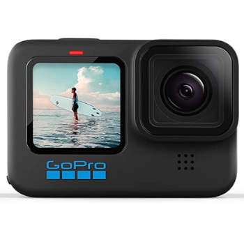 Câmera GoPro HERO10 Black à Prova d`água com LCD Frontal, Vídeos 5.3K