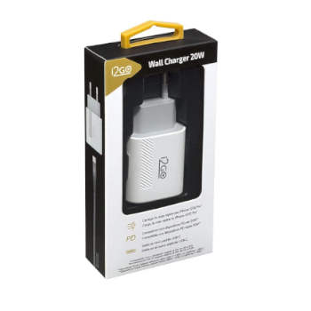 Carregador De Parede Ultra Rápido 20W Com 1 Saída USB-C