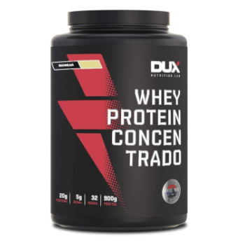 DUX Whey Protein Concentrado Pote (900G) - Sabor Baunilha