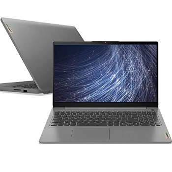 Notebook Lenovo Ultrafino IdeaPad 3 Ryzen5 5500U 8GB 256GB SSD com Linux