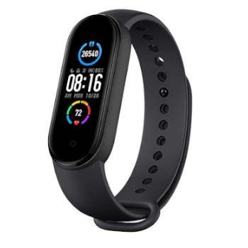Relógio Smartwatch Xiaomi Mi Band 5 Global Version, preto