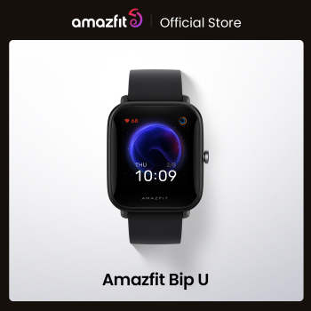 Relógio Smartwatch Amazfit Bip U com Tela colorida de 1,43
