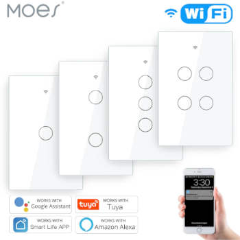 Moes Interruptor Inteligente vários modelos, padrão Brasil